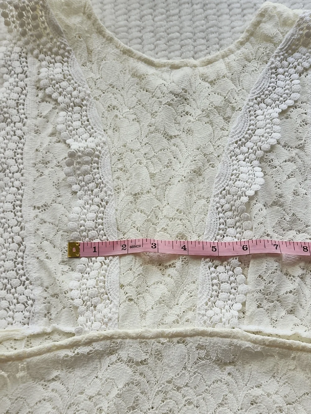 Free People Intimately Women's Ivory Lace Sleeveless Top Brand New